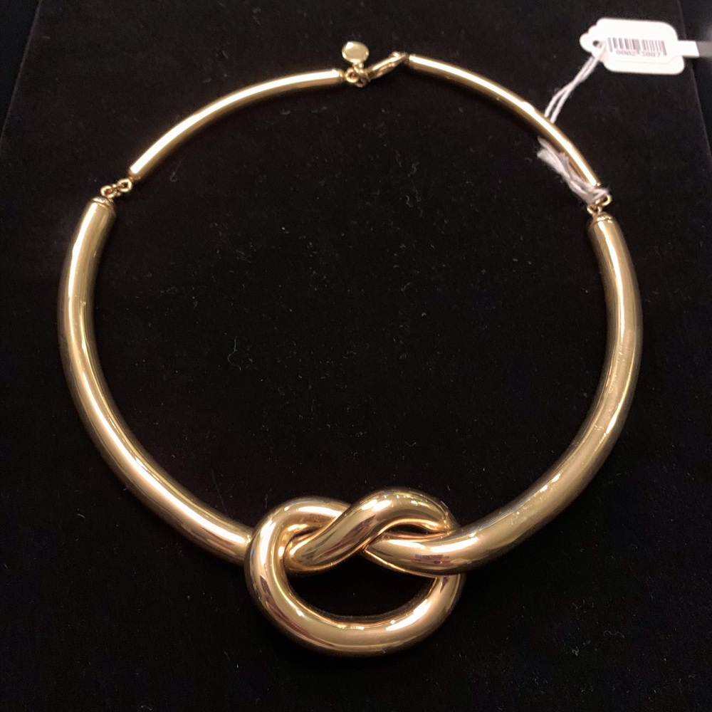 Michael Kors Collection gold knot necklace!!